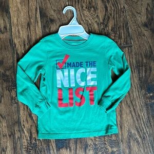 Carters Boys size 5T Holiday shirt